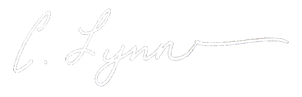 christie lynn art white logo