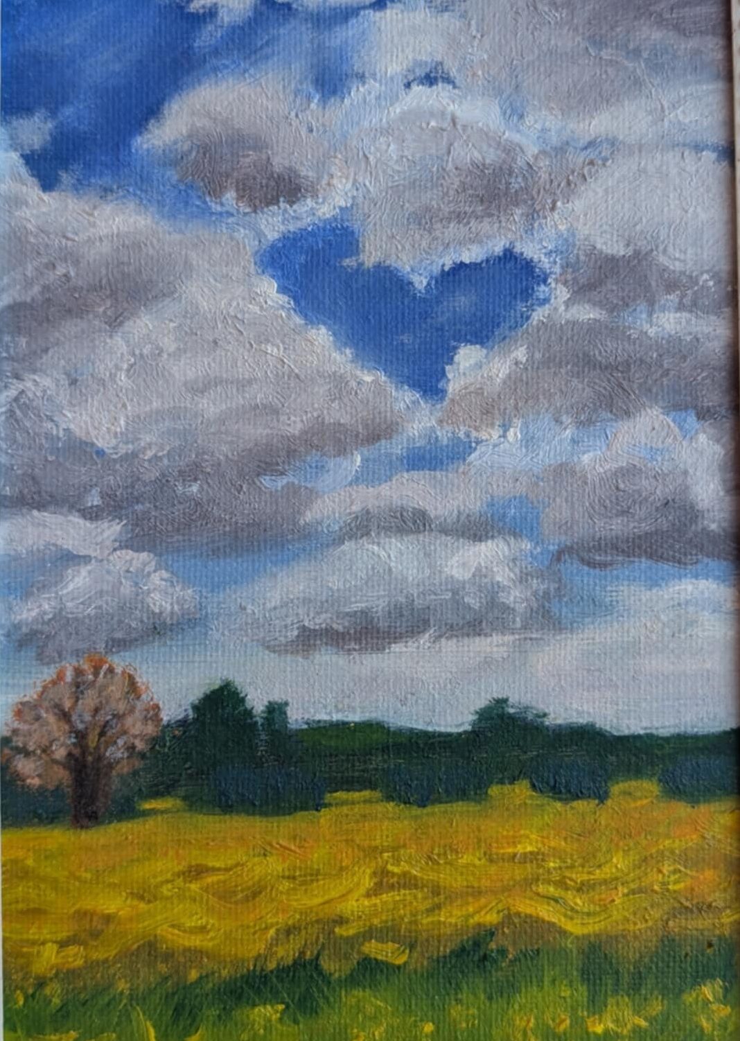 Ancholme River, England Oil Painting