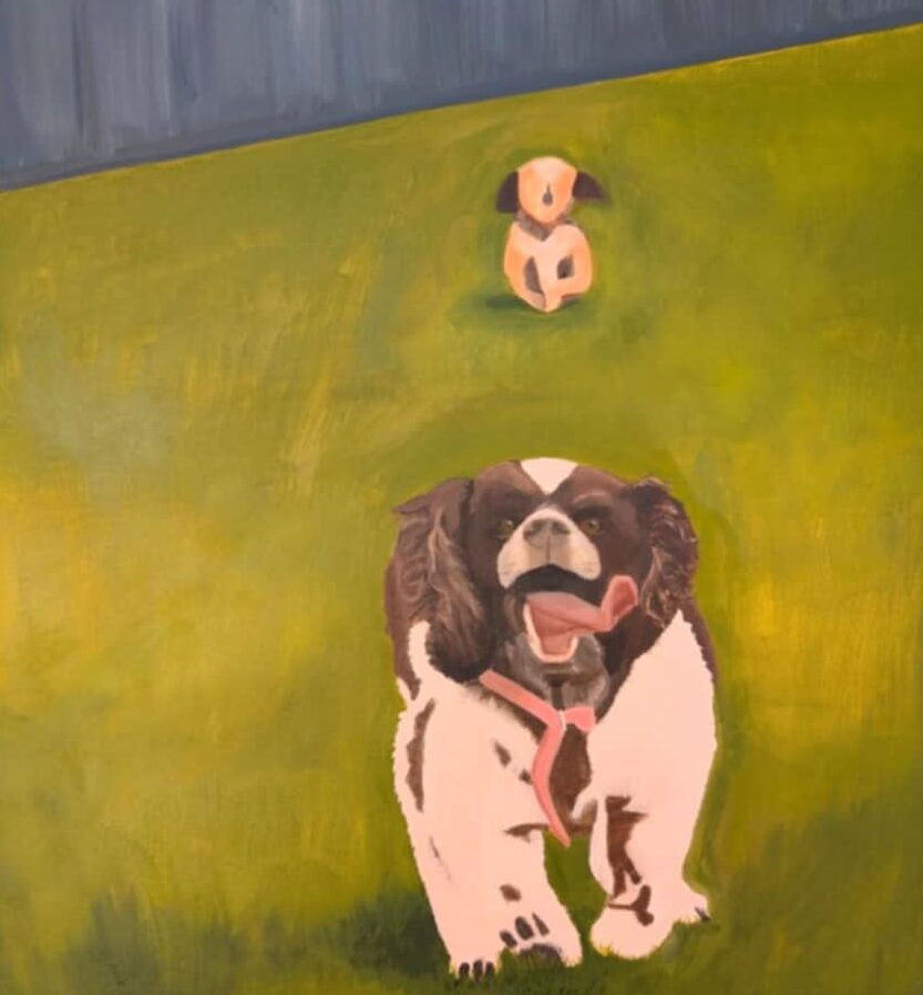 Mija and BamBam Acrylic Painting