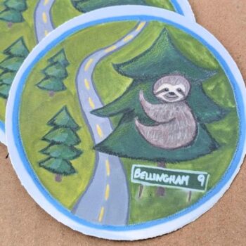 Bellingham Sloth Sticker