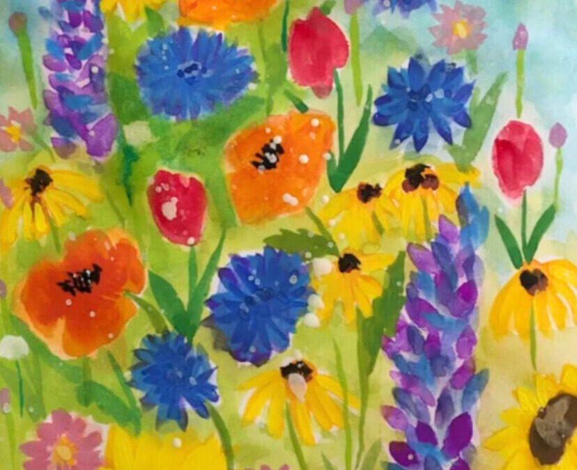 Wildflowers Watercolor